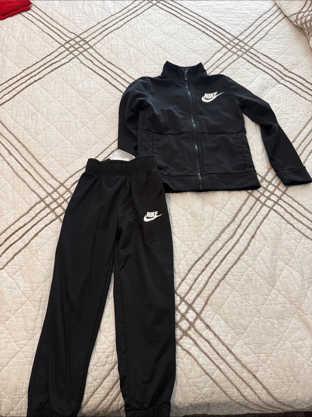 Nike Kids Black Sweatpants & Zip Track Jacket Set
